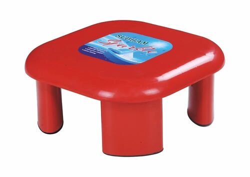 Red Sparkle Polypropylene Stool