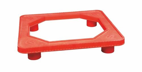 Red Square Fridge Stand