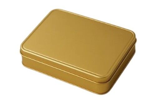 Sweets Chocolate And Biscuit Rectangular Tin Box