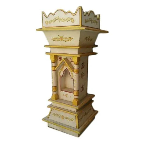 Temple Style Designer Marble Tulsi Stand