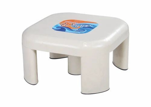 White Plastic Stool