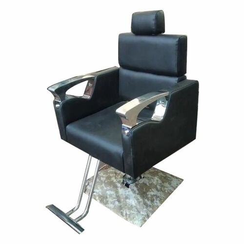 Black Beauty Parlour Leather Chair