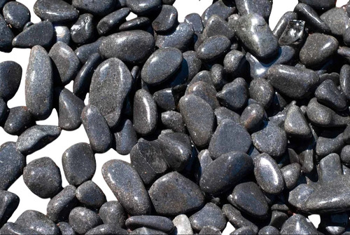 Black Polished Pebble Stone