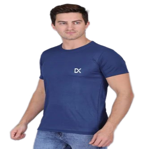 Blue Plain T Shirt