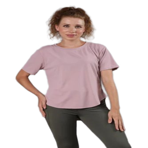 Ladies Pink Gym T Shirt