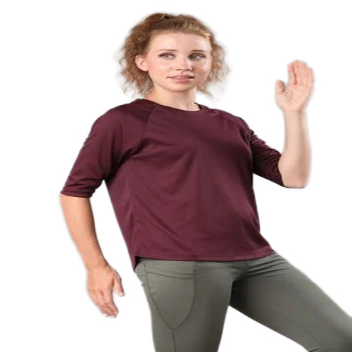 Ladies Round Neck Dri Fit T Shirt