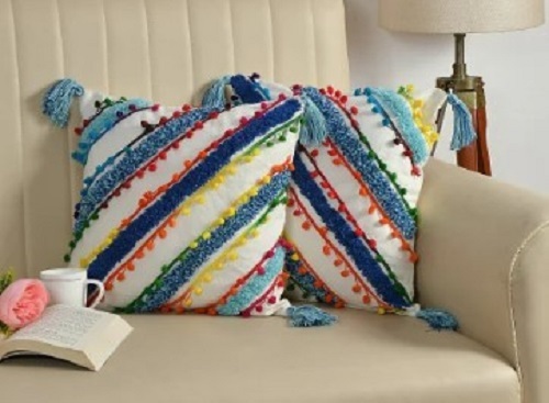 Living Room Cotton Sofa Cushion Cover