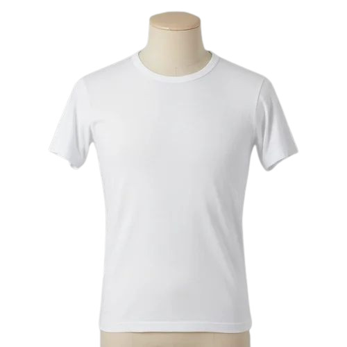 Men White Cotton Vest