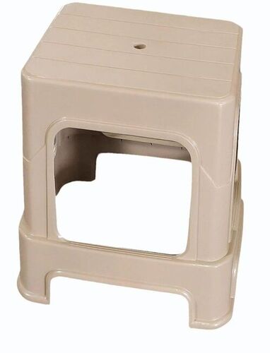 Stylist Gray Plastic Stool