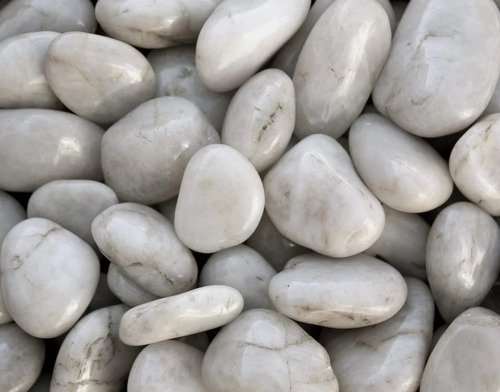 White Double Polished Pebbles