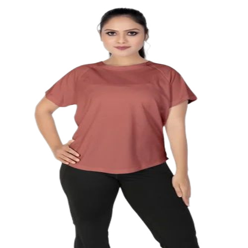 Women Plain T Shirt