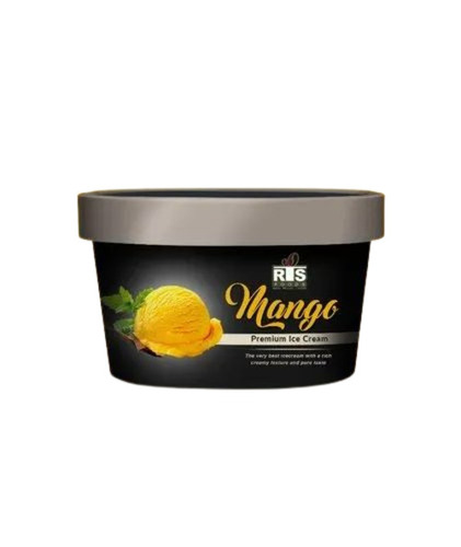 4 L Mango Ice Cream - Alphonso With Pulp Vegan Family Pack | Box Packaging Raw Processing For All Ages
