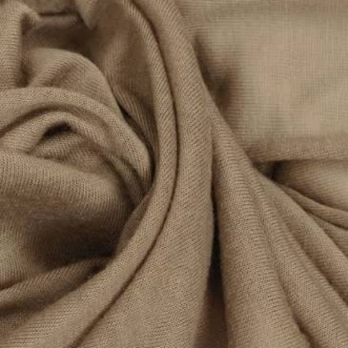 Beige Knitted Fabric