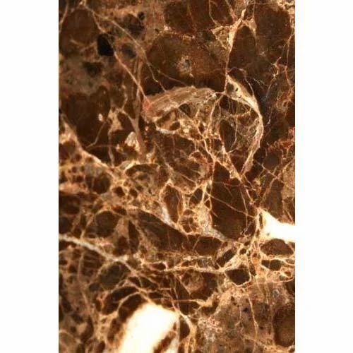 Dark Emporadora Stone Marble - Imported Marble Slabs, 16mm Thick, Unpolished Surface | Flooring Application, Water Resistant