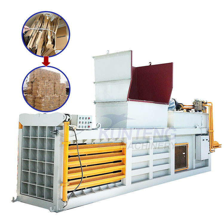 Horizontal Cardboard Box Hydraulic Baler - Application: Waste Paper