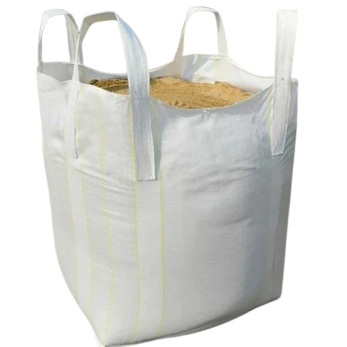 White Color Canvas Jumbo Bag