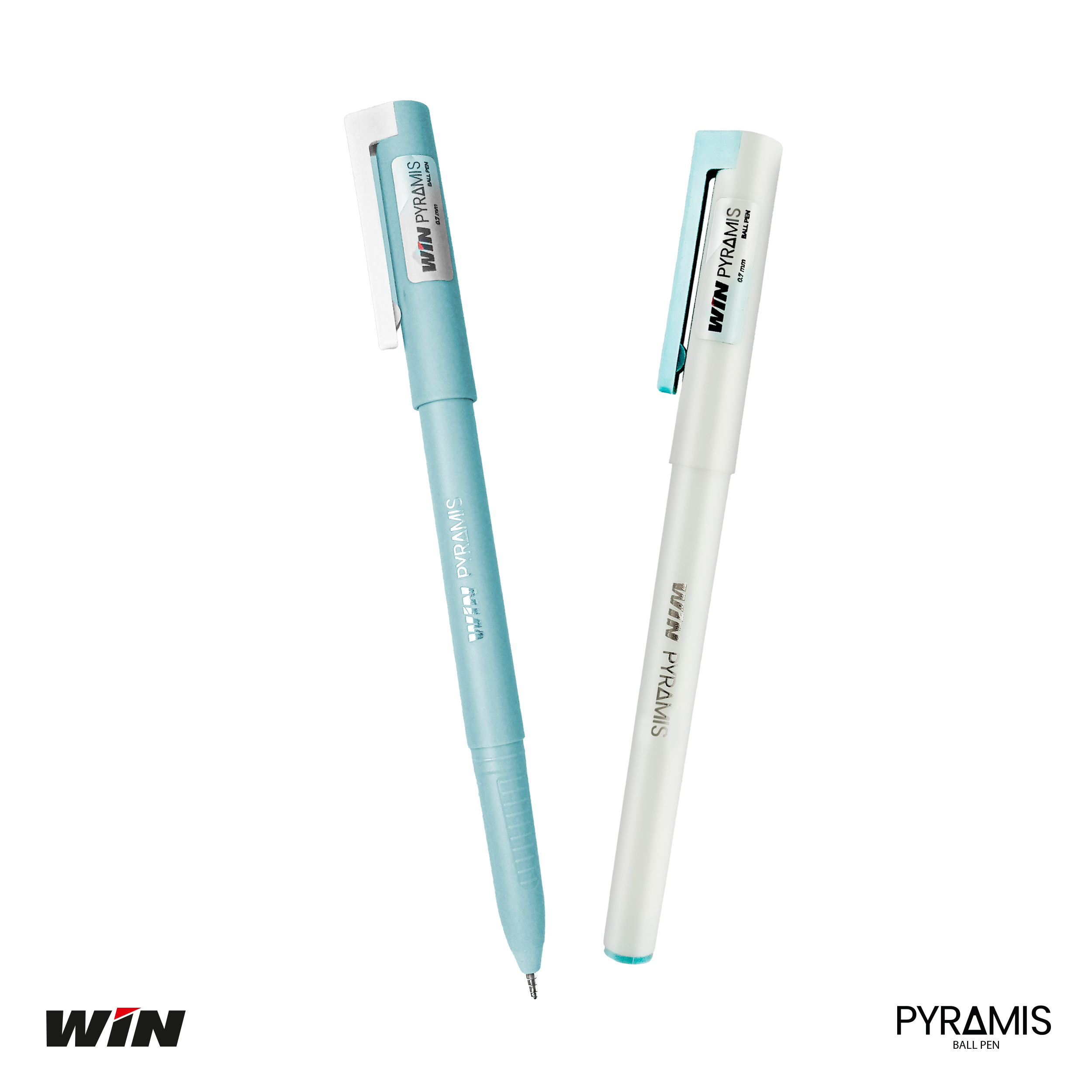 Win Pyramis Ball Pen - Color: Blue