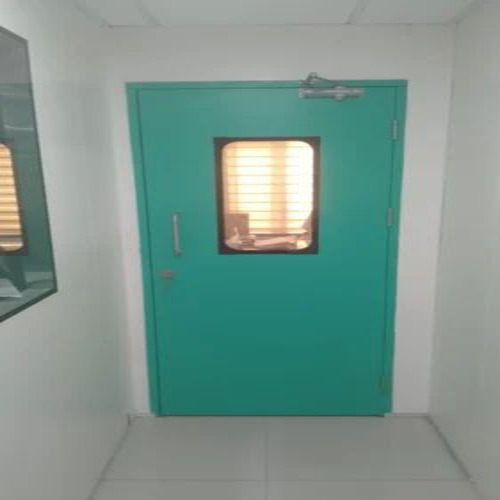 01 Green Cleanroom Partitions Doors