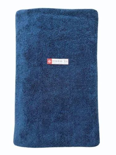 550 Gsm Blue Color Cotton Bath Towel