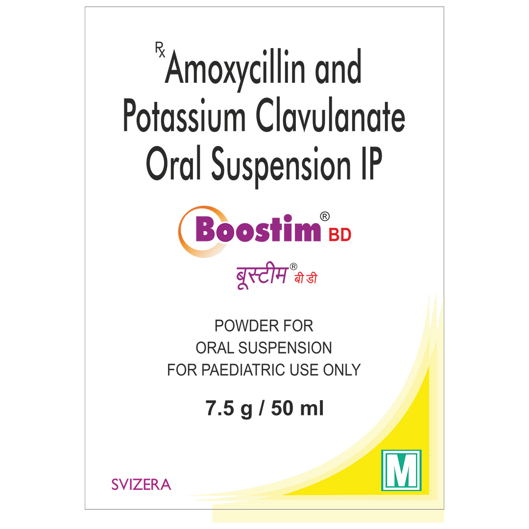 Boostim Bd - Amoxicillin + Potassium Clavulanate Paediatric Oral Suspension