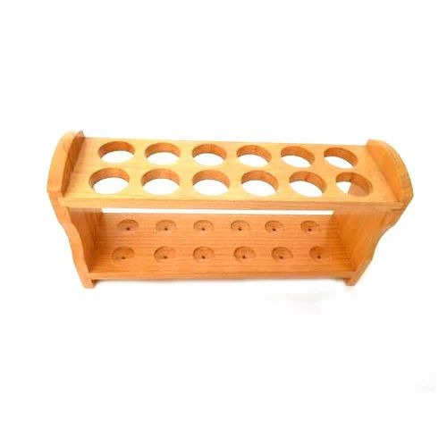 Brown Test Tube Rack