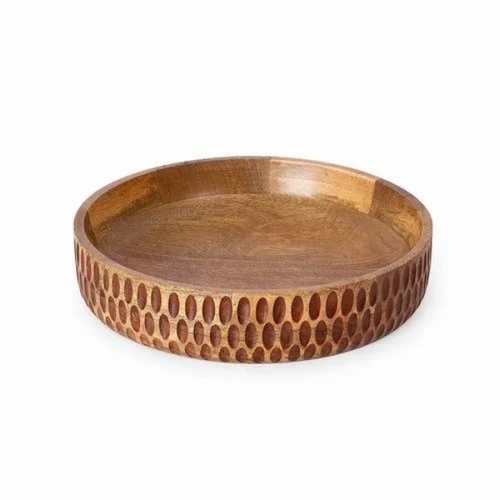 Brown Wooden Bowl