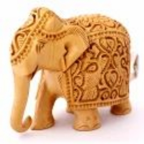 Carved Elephant Statue
