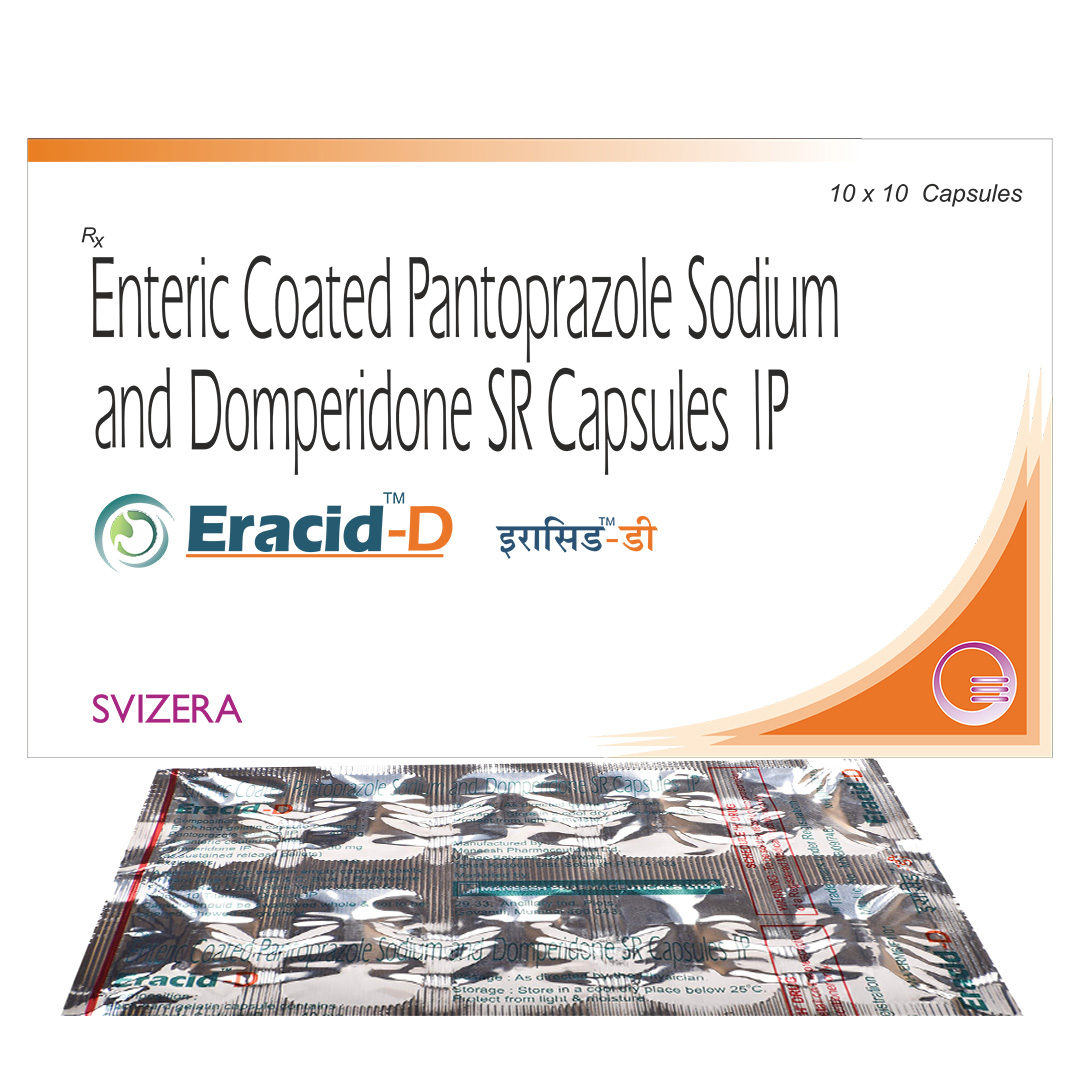 Enteric Coated Pantoprazole And Sodium SR Capsules IP