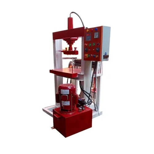 Hydraulic Aluminium Foil Paper Plate Machine - Mild Steel, 6 Inch, Red, 1 HP, 960 RPM, Hydraulic