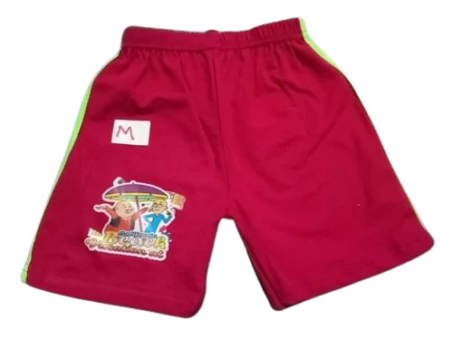 Kids Red Color Shorts