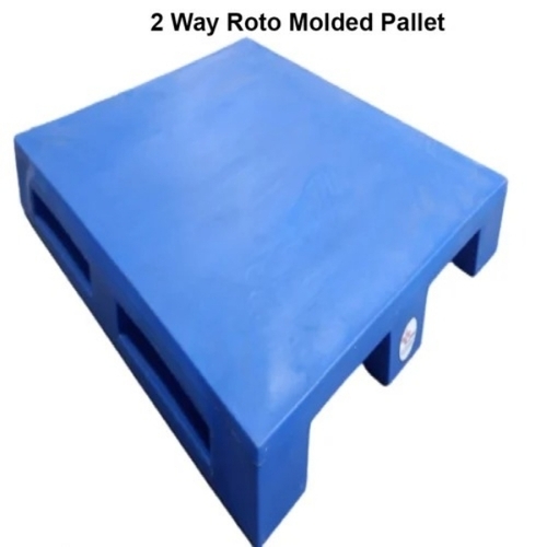 2 Way roti molded plastic pallet
