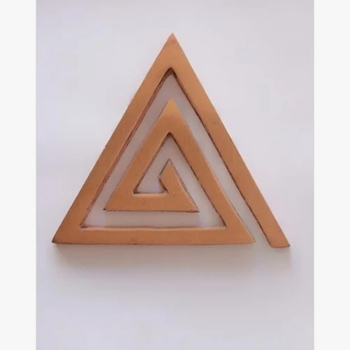4 Inch Triangular Copper Helix
