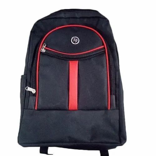 Black Polyester College Bag