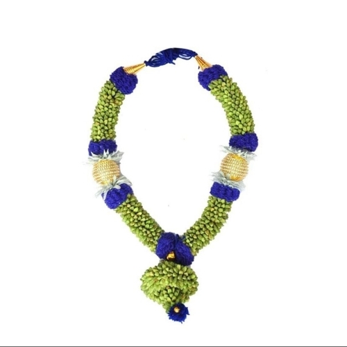 Green Flower Garland