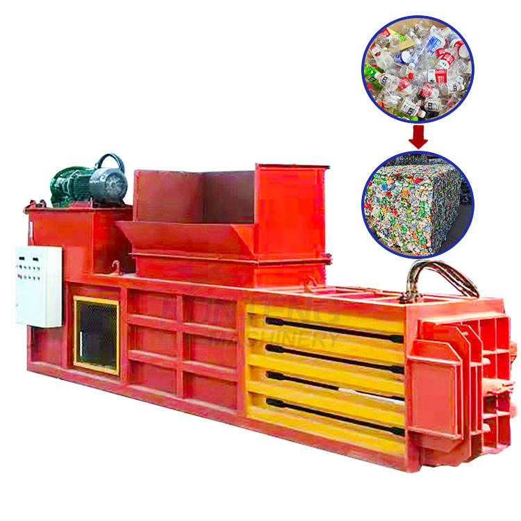Industrial Horizontal Agricultural Waste Household Waste Scrap Metal Hydraulic Baler - Color: Customized