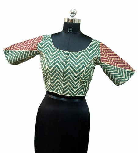 Ladies Printed Cotton Blouse