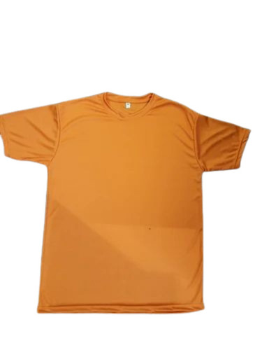 Plain Polyester Round Neck T Shirt