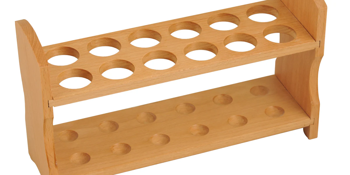 Test Tube Wooden Rack