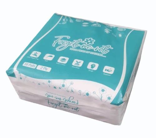 2 Ply White Plain Tissue Paper Napkin