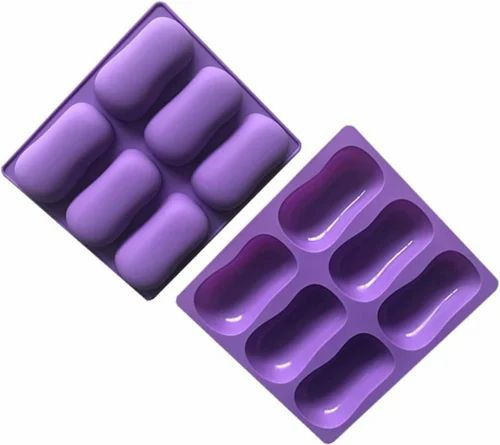 6 Cavity Silicone Soap Mold