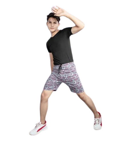 Boys Casual Wear Printed Shorts