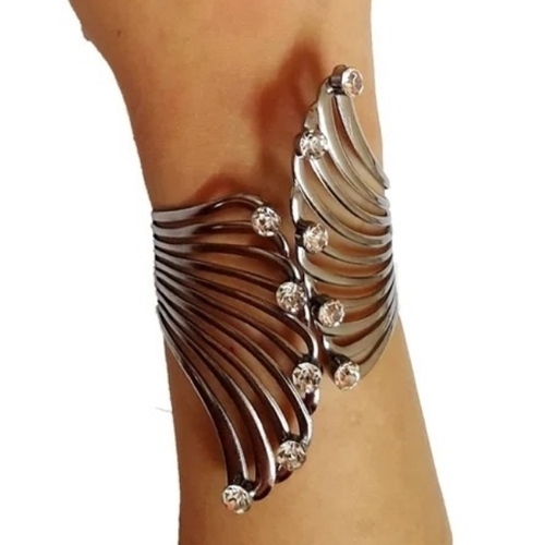 Indian Design Black Cuff Bangle