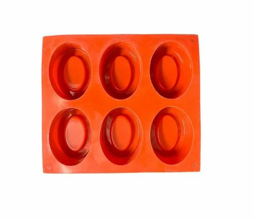 Orange Silicone Soap Mould