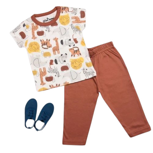 Printed Infant Pyjama Set