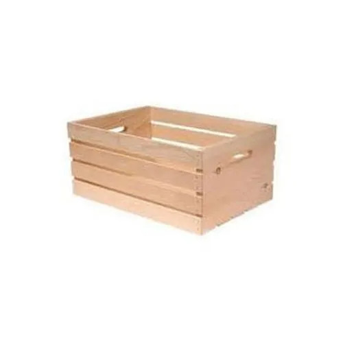 Rectangular Pinewood Crate Box