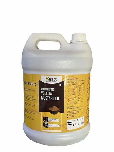 5 L Wood Pressed Yellow Mustard Oil