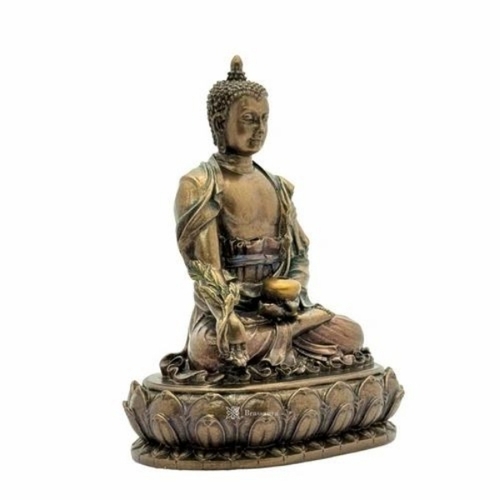 Brassaura 475 Gm Resin Buddha Statue