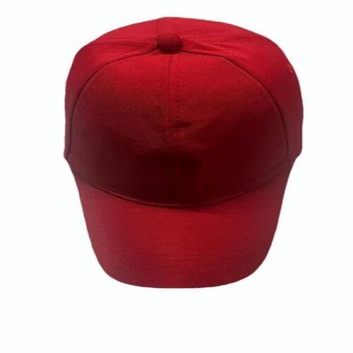 Men Red Cotton Caps