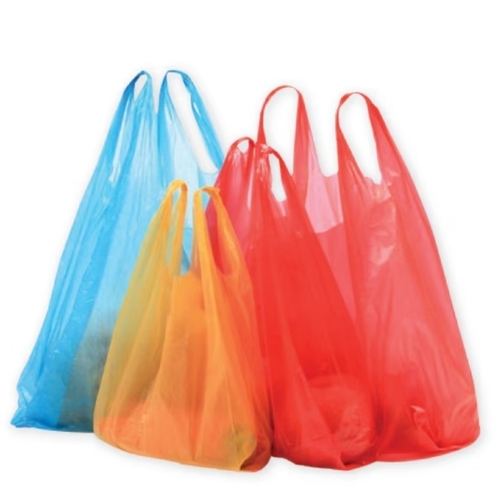 Multi Color Plastic Carry Bag