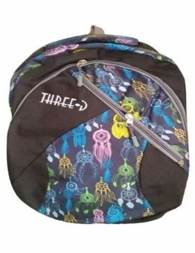 Printed Polyester College Bag